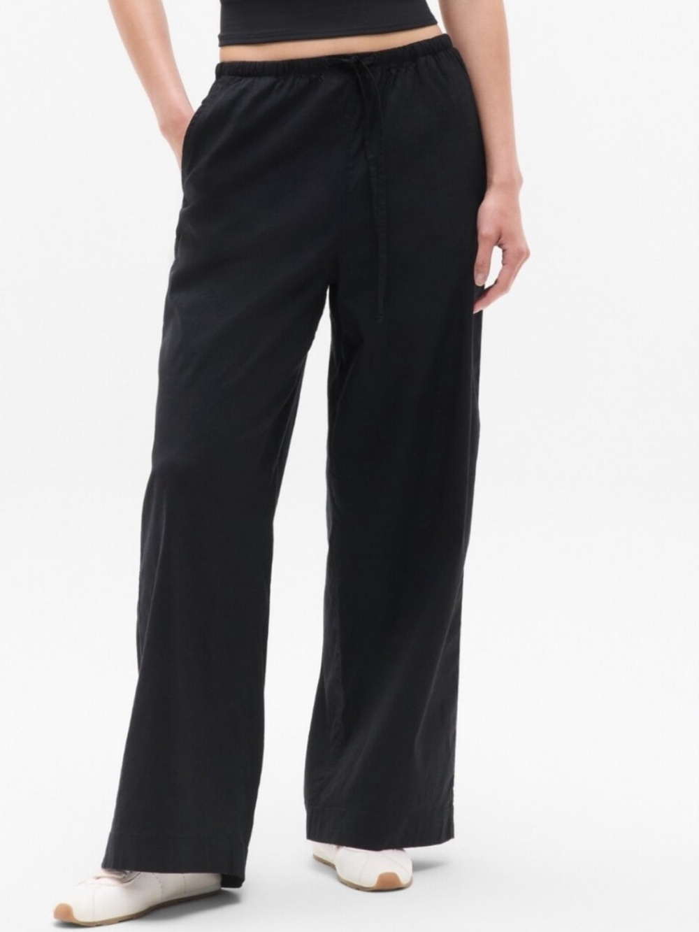 Athleta Paradise Black Wide Leg Pants
Linen Blend XL NEW
MSRP$109